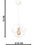 61-70 cm Selanik Tekli Beyaz Beyaz 70 x 16 E27 Metal Modern 1 5