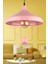 1 Göksel Tekli Avize Pembe 91-100 cm Modern E27 Pembe Metal Tek Ebat 1