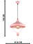 1 Göksel Tekli Avize Pembe 91-100 cm Modern E27 Pembe Metal Tek Ebat 5