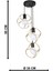 Altın Selanik 3.lü Eskitme Modern 81-90 cm Metal E27 35 x 100 3 3