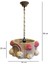 30 Makrome El Yapımı Avize Halat Beyaz E27 1 Kumaş 61-70 cm 2