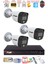 3 Kameralı 5mp Lens 2 Mp Görüntü Gece Renkli Full Hd Ultra LED Akıllı Güvenlik Kamerası Seti 1 Tb 2