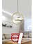 Krom Kumandalı 3 Renk Modern Sarkıt LED Avize Gold Kasa Beyaz Modern 61-70 cm 25 x 25 1 GU10 Salon 1