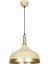 Metal Cosmos Özel Tasarım Spor Modern Krem Rengi Gold Detaylı Metal Cafe-Mutfak Tekli Sarkıt Avize 1