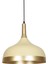 Metal Cosmos Özel Tasarım Spor Modern Krem Rengi Gold Detaylı Metal Cafe-Mutfak Tekli Sarkıt Avize 3