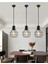 Siyah 3 Adet Zara One Black Antre, Koridor, Sarkıt Avize 51-60 cm 1 Modern E27 Metal 70 x 25 1