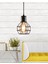 Siyah 3 Adet Zara One Black Antre, Koridor, Sarkıt Avize 51-60 cm 1 Modern E27 Metal 70 x 25 2