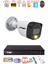 1 Kameralı 5mp Lens 2 Mp Görüntü Gece Renkli Full Hd Ultra LED Akıllı Güvenlik Kamerası Seti 1tb 1