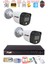 2 Kameralı 5mp Lens 2 Mp Görüntü Gece Renkli Full Hd Ultra LED Akıllı Güvenlik Kamerası Seti 1 Tb 2