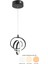 3 Valens Tekli Siyah 3 Renk Işıklı Power Ledli Salon Mutfak Oda Hol Ledli Avize 25 x 70 LED 71-80 C 1