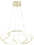 Ledli Honos Krem Modern Sarkıt LED Avize Salon Mutfak Oda Hol Ledli Avize Metal Bej 45 x 45 LED 81- 5