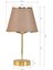 Bej Rüzgar Pasta Tekli Sarkıt Avize ve Gold Abajur Seti Kumbeji 30 3 51-60 cm E27 Tekli Krom 4