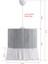 Gri Bandit Handmade Avize Gri Beyaz Hnmd-42 30 E27 71-80 cm 1 Hasır Tekli 5