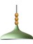 Yeşil Mint Champion Ahşap Boncuklu Tekli Avize Sarkıt Salon Mutfak Butik Lamba 35 x 35 1 101-120 cm 1