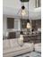 E27 Lina 3.lü Siyah Siyah Metal Modern 81-90 cm 3 40 x 90 1