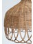 Kahverengi Rattan Bambu Avize Sarkıt E27 2