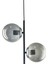 E27 Duet Modern Füme Glop Camlı Sarkıt Avize Siyah 2 Modern Metal 3