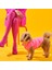 Içi Tüylü Köpek Montu - Pembe 3
