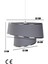 E27 Avize,sarkıt,modern Polvre Model Kumaş 71-80 cm 35 x 60 Modern 1 Gri 2