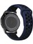 22 mm Universal Delikli Spor Silikon Kordon Lacivert Siyah 1