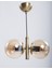 Mavi Monera Eskitme Kaplama Bal Camlı Avize 75 x 38 E27 71-80 cm Eskitme Metal 2 2