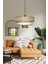 E27 Myk Avize ve Abajur Seti Koyu Bej MA12 Modern 71-80 cm Kumaş Altın 1 30 Salon / Oturma Odası 4