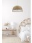 E27 Bambu, Hasır Rattan Sarkıt Avize 35 cm 1 Beyaz Tekli Bambu 2