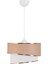 30 x 70 Stare Tekli Sarkıt Avize Kumbeji 1 Bej Kumaş Modern Salon / Oturma Odası E27 51-60 cm 5