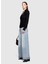 Slim Fit Gömlek Yaka Siyah Kadın Gömlek 56CALQ05W 2