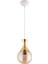 Mavi Minel Beyaza Gold Detaylı Tekli Modern Aydınlatma 1 51-60 cm Cam E27 5