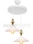 Altın Akses Küre /karo 2li Maya Sarkıt 2 Modern Plastik 61-70 cm E27 2