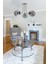 3 Daisy Modern Krom Renk Globe Füme Camlı Salon - Mutfak - Yatak Odası 3 Lü Avize E27 35 - 50 Moder 1