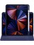 Apple iPad Pro 11 2. Nesil (2020) Yatay ve Dikey Dönebilen Standlı Kalem Şarjına Uygun Darbe Dayanıklı Thermix Kılıf ve Ekran Koruyucu A2228 A2068 A2230 A2231 3