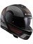 Kask Ls2 Strobe 2 Orıon Mat Siyah-Mor-Mavi Çene Açılır 2