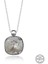 Swarovski Crystal Taşlı Kare Gümüş Kadın Kolye 1