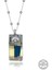 Swarovski Crystal Taşlı Top Zincir Baget Gümüş Kadın Kolye 1