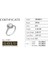 Beyaz Altın Sertifikalı Premium Created Taşlı Oval Tektaş Yüzük 5