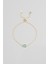 Evil Eye 18 Ayar Sarı Altın Kaplama Ayarlanabilir Gümüş Minimal Bileklik 1