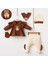 % 100 Natural Iplik Cute Bear 5Li Takım 1