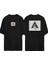 Collage, Hand Ön Arka Baskılı Sıyah Oversize T-Shirt 1