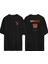 Pokedemon Ön Arka Baskılı Sıyah Oversize T-Shirt 1