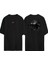Çin Rüyası Ön Arka Baskılı Sıyah Oversize T-Shirt 1
