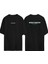 Reacon Dont Need Ön Arka Baskılı Sıyah Oversize T-Shirt 1