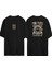 Pınk Floyd Uk Japan North America Europe Ön Arka Baskılı Sıyah Oversize T-Shirt 1
