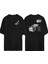 Wesheyt Hireos Ön Arka Baskılı Sıyah Oversize T-Shirt 1