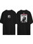 Yoga Travıs Scott Ön Arka Baskılı Sıyah Oversize T-Shirt 1