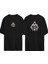 1.3.1.2 Gangster Ön Arka Baskılı Sıyah Oversize T-Shirt 1