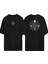Devil Goat Ön Arka Baskılı Sıyah Oversize T-Shirt 1