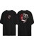 Çığlık, Call Me Ön Arka Baskılı Sıyah Oversize T-Shirt 1