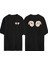 Red Pill Or Blue Pill Ön Arka Baskılı Sıyah Oversize T-Shirt 1